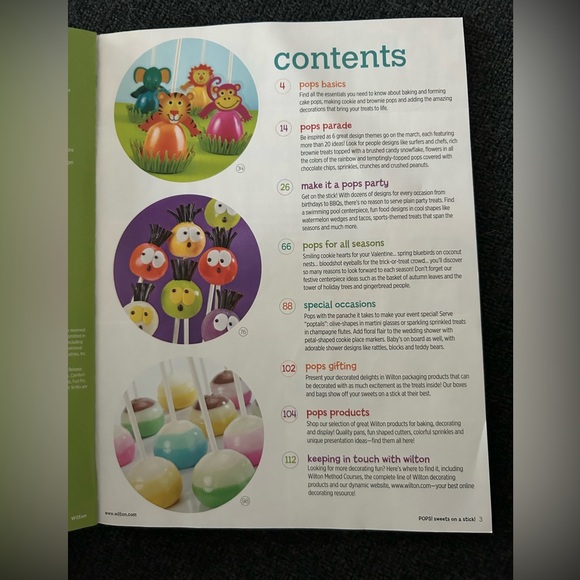 Wilton-Pops!-Sweets on a Stick Book - Picture 3 of 11